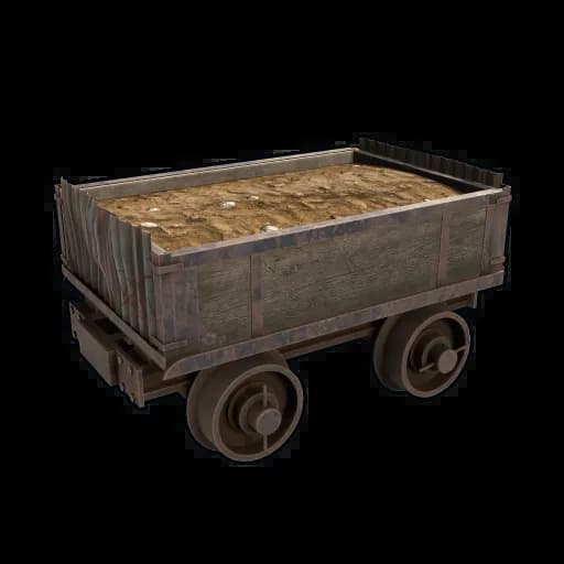 Minecart Planter Item