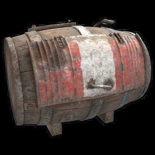 Storage Barrel Horizontal Item