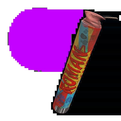 Violet Roman Candle Item