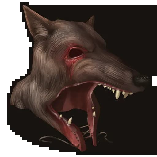 Wolf Headdress Item
